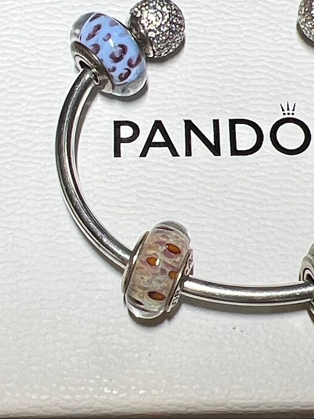 Pandora Clouded Leopard Murano Charm